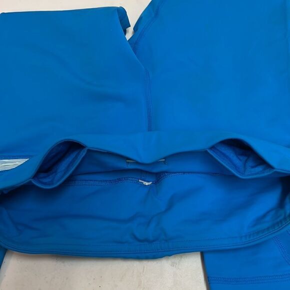 Lululemon Run Inspire Crop II Beach Blanket Blue Wee Are From Space Aqua C34 - Picture 8 of 8